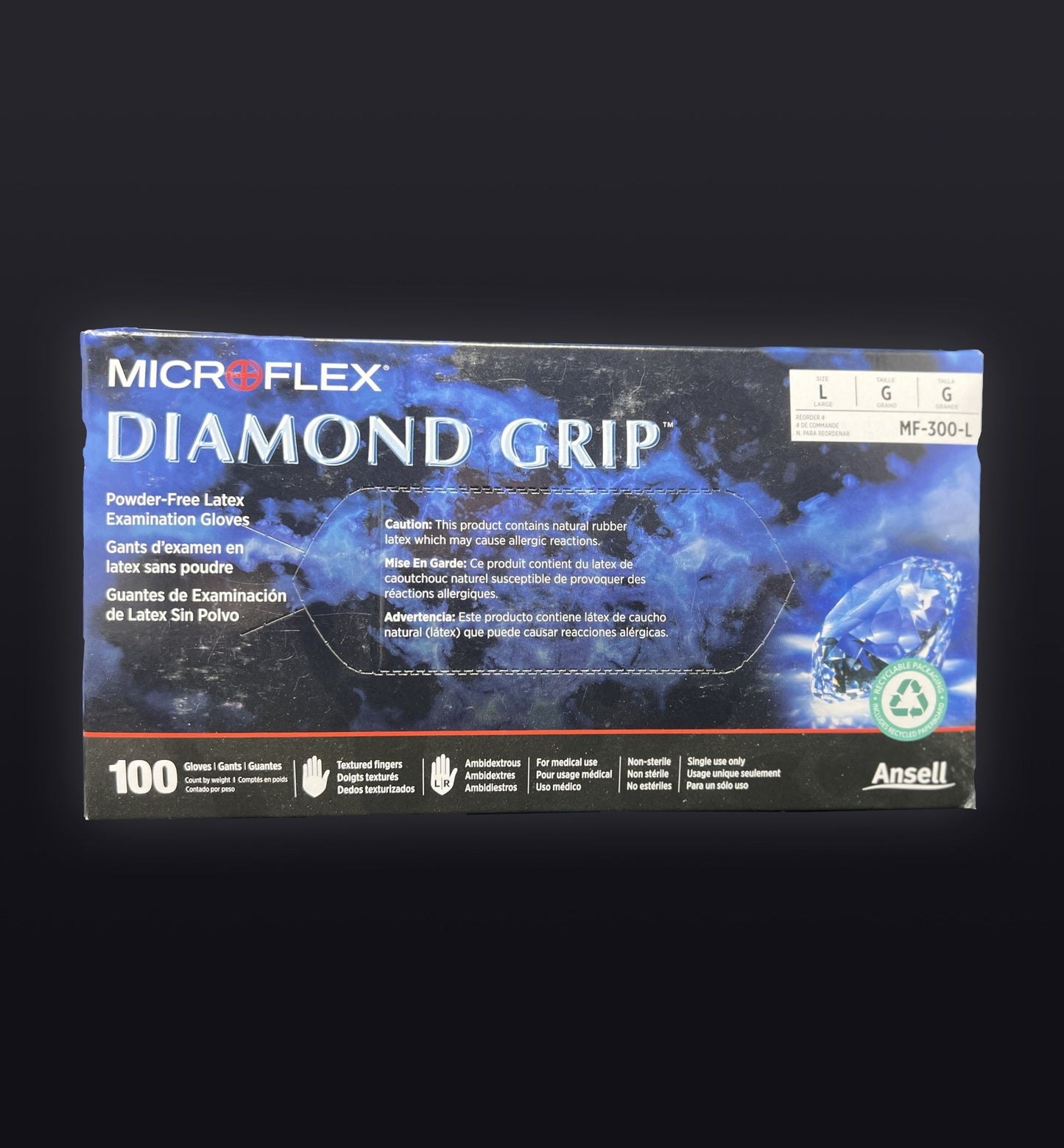 Tough Grip Latex Gloves - LG