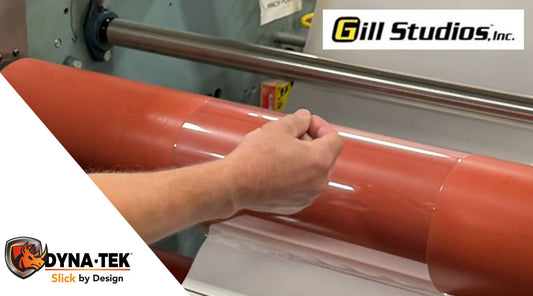 Case Study: Dyna-SLICK™ Silicone Treatment for GILL Studios Enhances Lamination Production by 25%